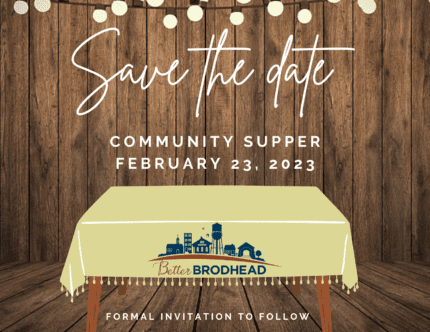 Community Supper Save the Date
