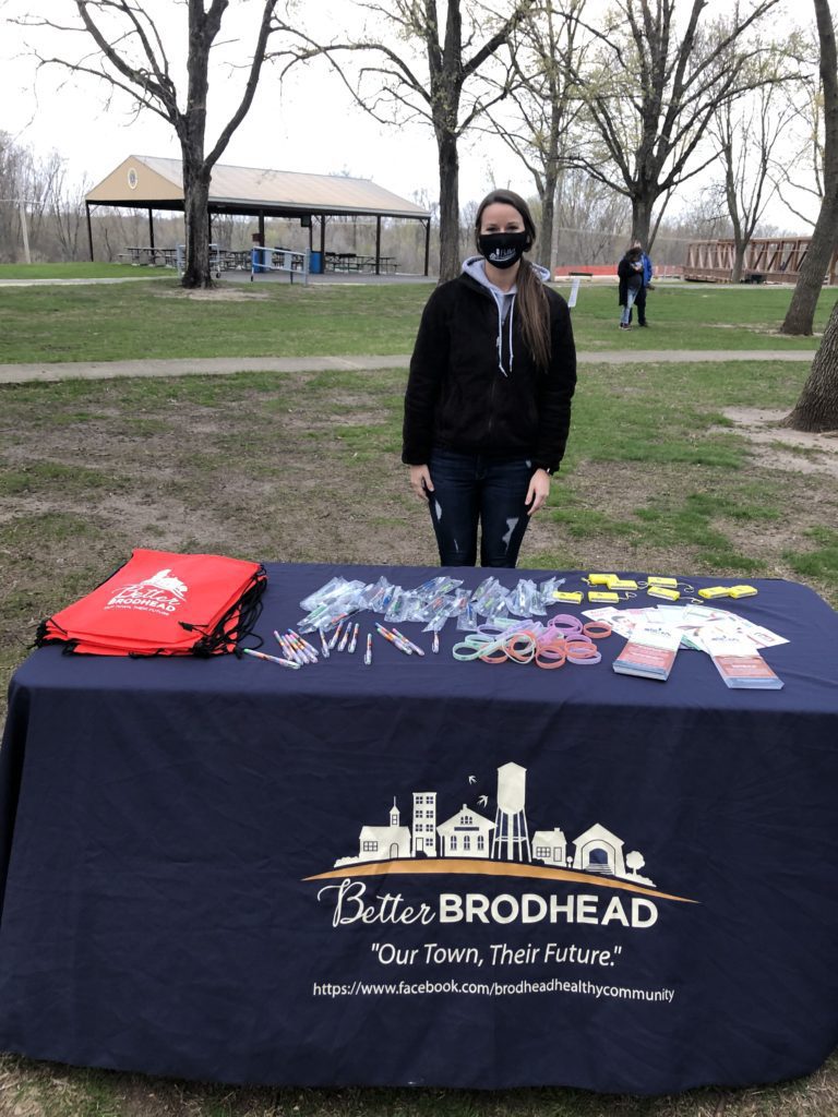 Better Brodhead booth at Take Back the Night Event